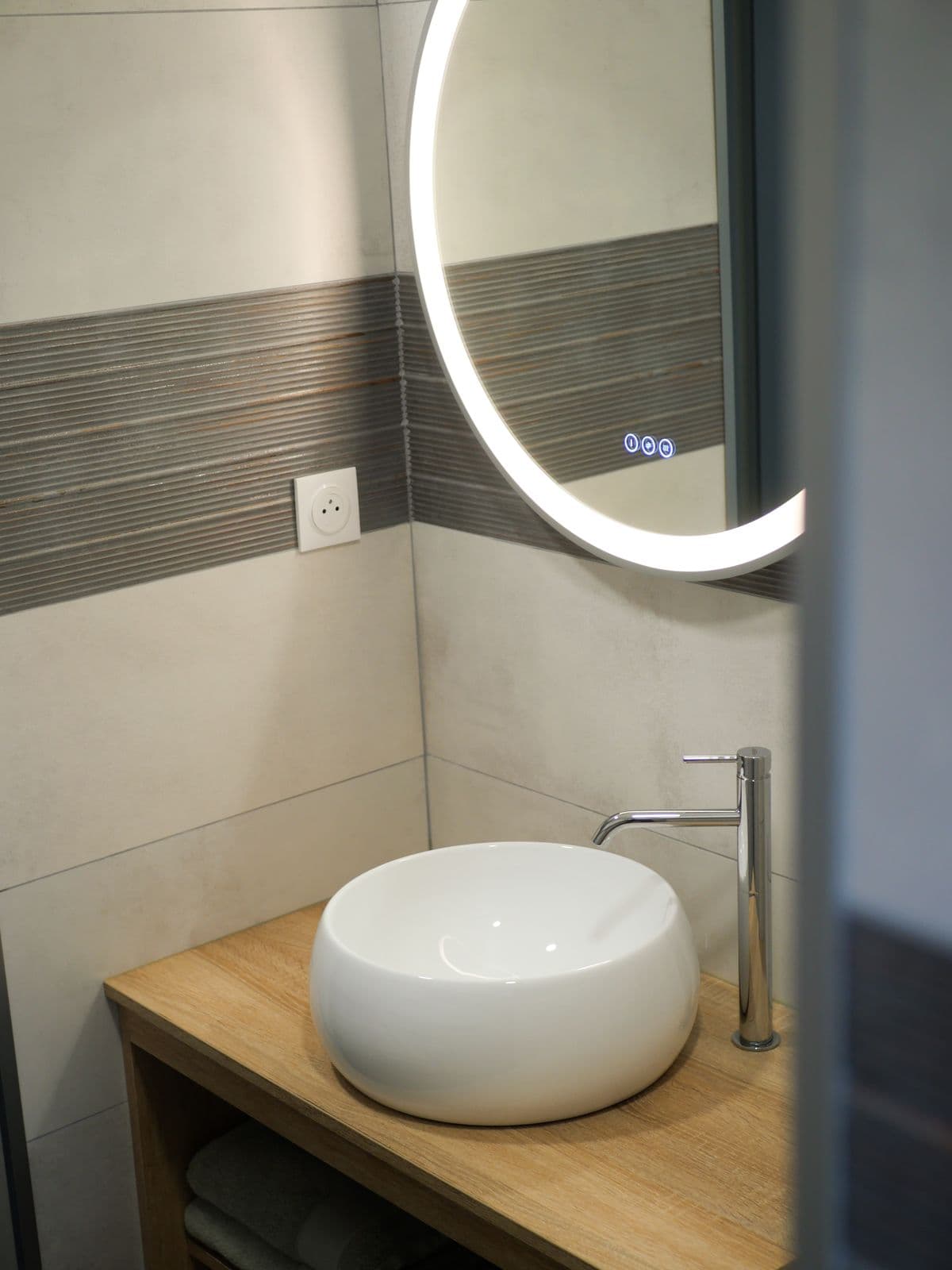 Salle de bain de la maison à Moliets-Plage