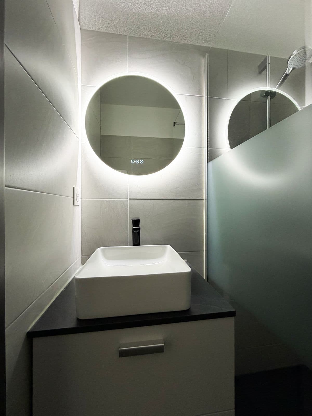 Salle de bain de la maison à Moliets-Plage